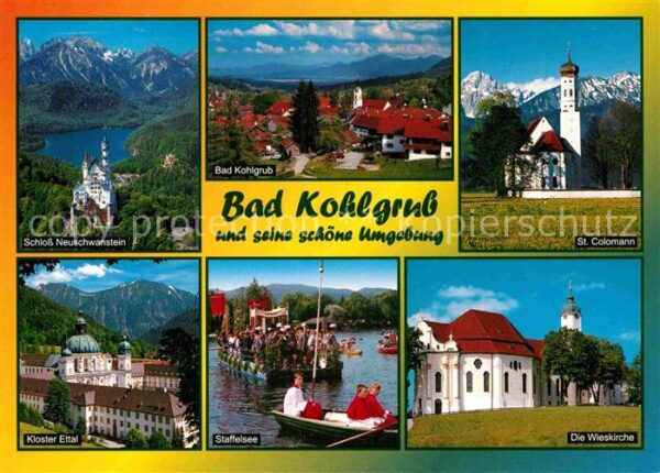 Bad Kohlgrub Schloss Neuschwanstein Sankt Colomann K