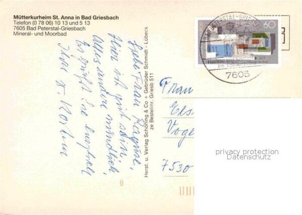 Peterstal-Griesbach Bad Mütterkurheim Sankt Anna – Bild 2