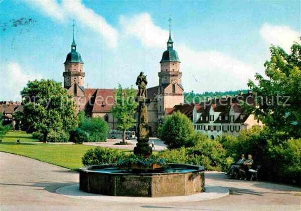 Freudenstadt Evangelische Stadtkirche Marktbrunnen