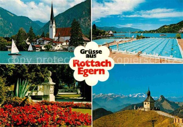 Rottach-Egern Katholische Kirche Egener Bucht Wallber