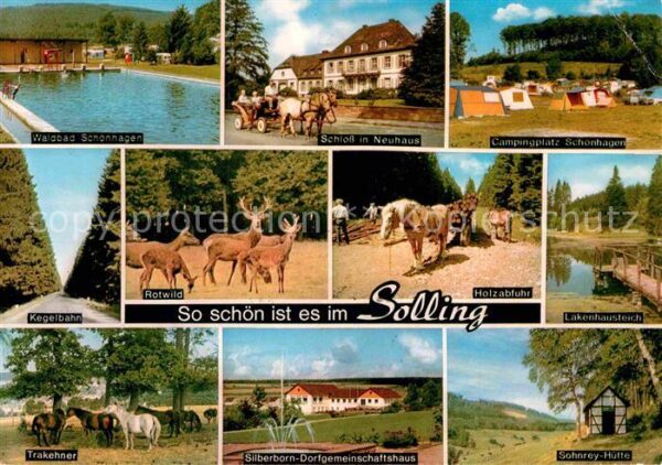 Solling Bodenfelde Waldbad Schloss Neuhaus Campingplatz Tr