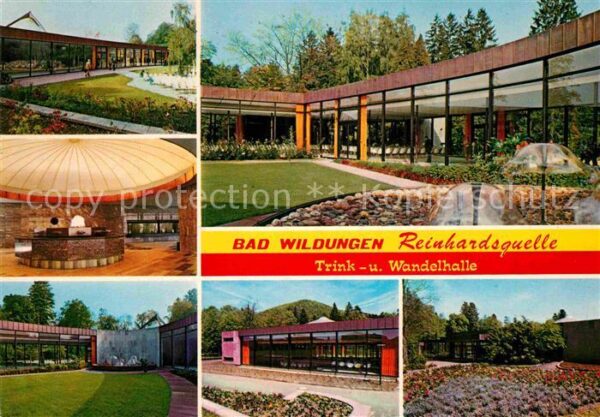 Bad Wildungen Reinhardsquelle Trink Wandelhalle