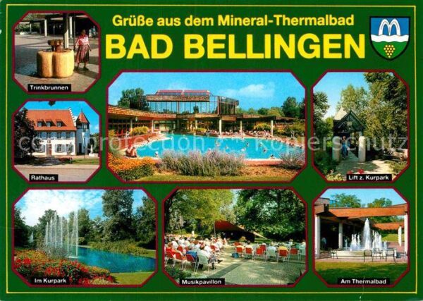 Bad Bellingen Rathaus Trinkbrunnen Kurpark Lift Musik
