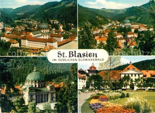 Blasien St Kloster Panorama