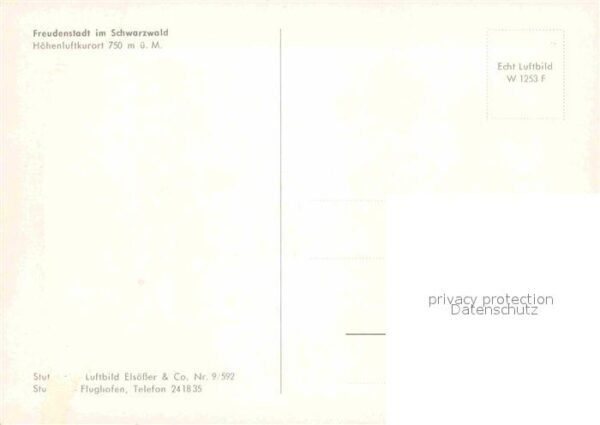 Freudenstadt Fliegeraufnahme – Bild 2