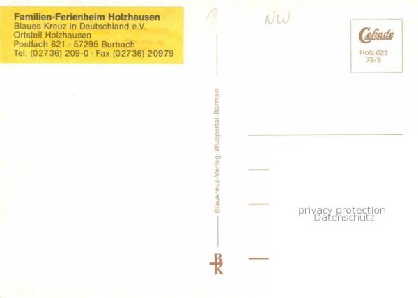 Holzhausen Burbach Familien Ferienheim Blaues Kreuz – Bild 2