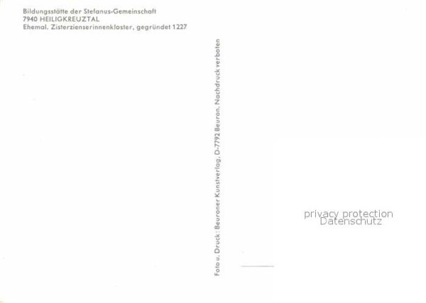Heiligkreuztal Zisterzienserinnenkloster Stefanus Geme – Bild 2