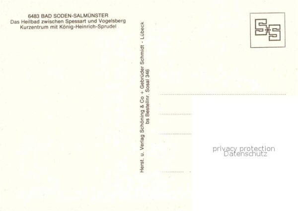 Bad Soden-Salmuenster Kurzentrum König Heinrich Sprudel – Bild 2