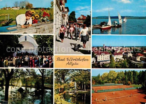 Bad Woerishofen Wertach Stausee Tennisplatz Kurpark Kon