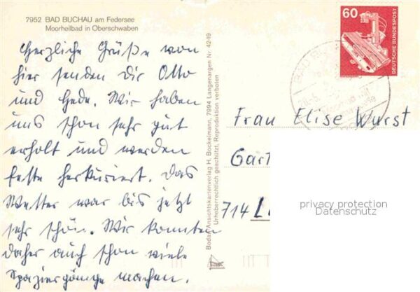 Bad Buchau Federsee Moorheilbad Kurklinik – Bild 2
