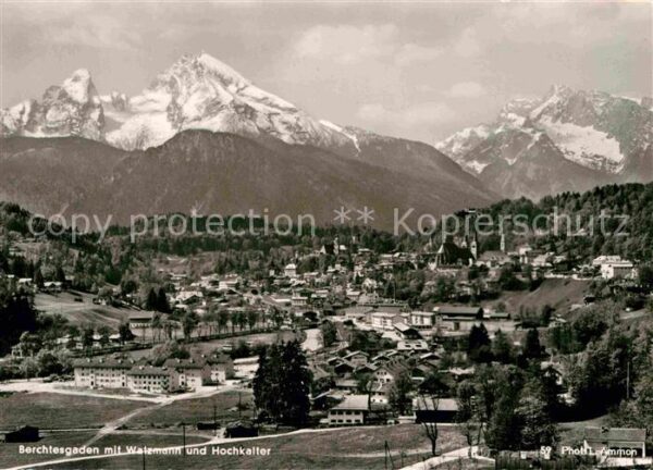 Berchtesgaden Watzmann Hochkalter Panorama