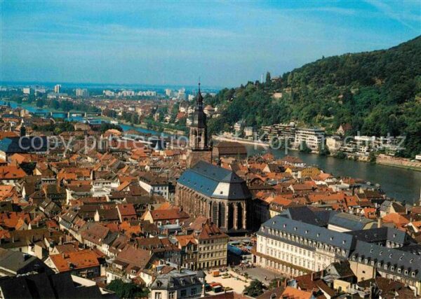 Heidelberg Neckar Dom Panorama