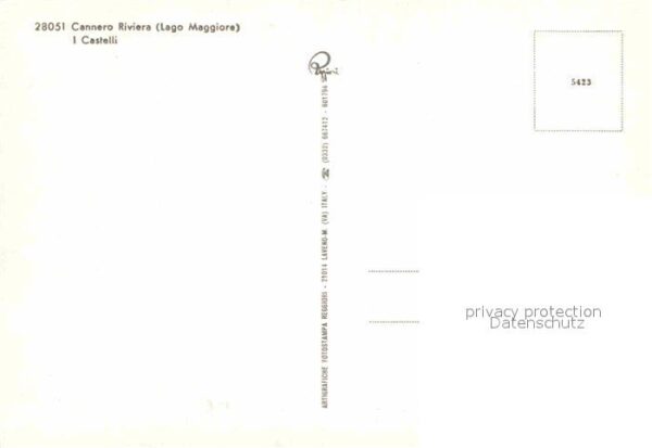 Cannero Riviera Lago Maggiore Fliegeraufnahme Castelli – Bild 2