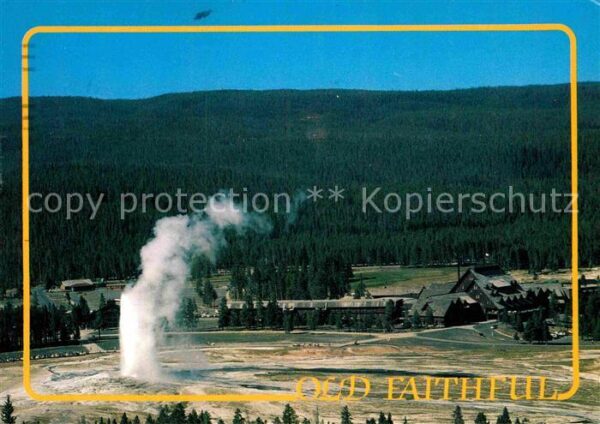 Yellowstone National Park Old Faithful Geyser