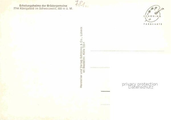 Koenigsfeld Schwarzwald Erholungsheime Brüdergemeine – Bild 2