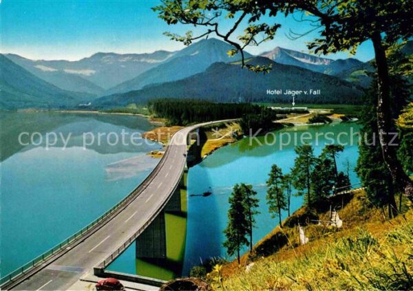 Sylvensteinsee Lenggries Faller Klammbrücke Scharfreiter