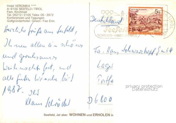 Seefeld Tirol Hotel Veronika – Bild 2