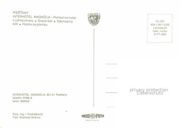 Piestany Interhotel Magnolia – Bild 2