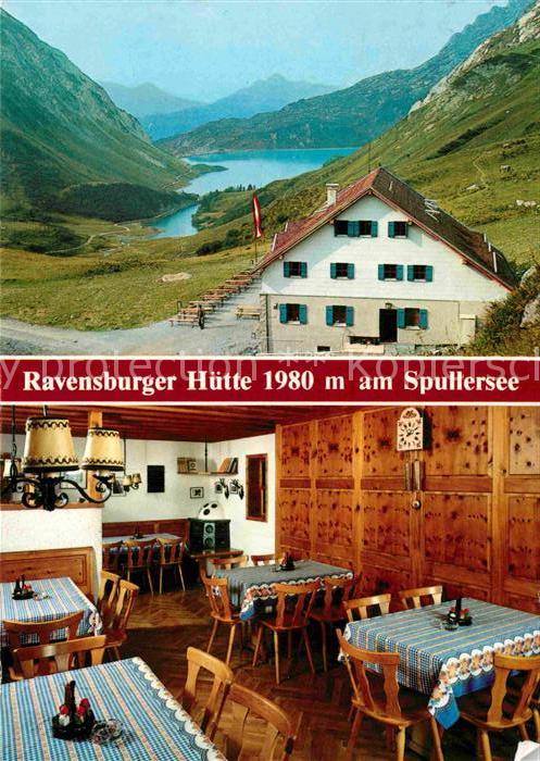 Lech Vorarlberg Ravensburger Hütte Spullersee