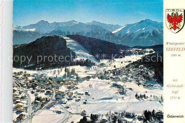Seefeld Tirol Fliegeraufnahme Gschwandtkopf