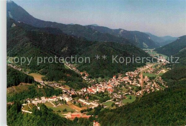 Hohenberg Niederoesterreich Fliegeraufnahme Traisental