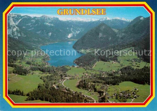 Grundlsee Steiermark Fliegeraufnahme