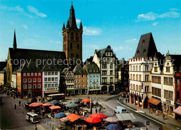 Trier Hauptmarkt St. Gangolf Steipe Petrusbru