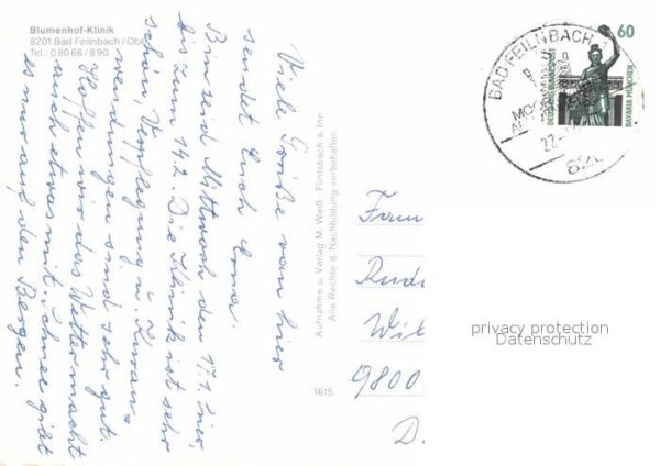 Bad Feilnbach Blumenhof-Klinik – Bild 2