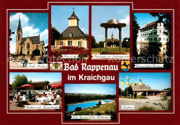 Bad Rappenau Evangelische Kirche Schloss-Rathaus Kur