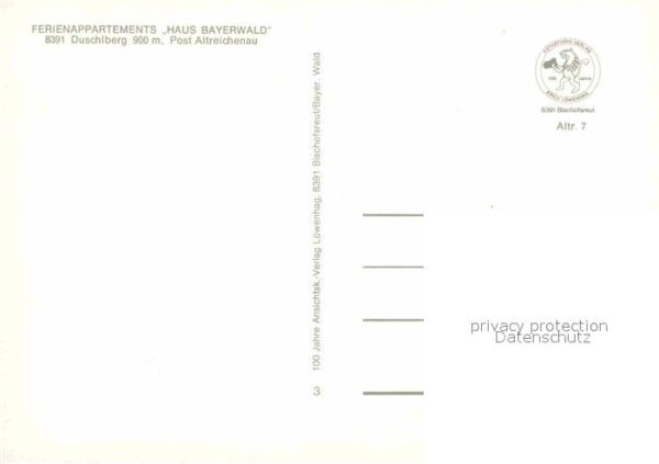 Duschlberg Neureichenau Ferienappartements Haus Bayerawald – Bild 2