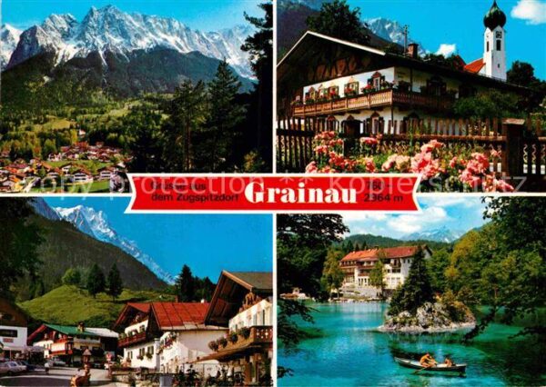 Grainau Waxensteinkamm Pfarrkirche Zugspitze Ob