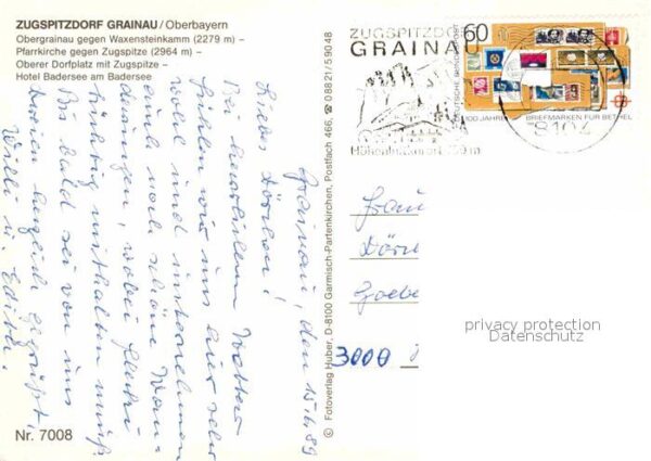 Grainau Waxensteinkamm Pfarrkirche Zugspitze Ob – Bild 2