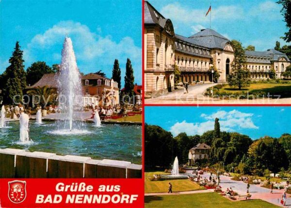 Bad Nenndorf Brunnen Gebäude Park