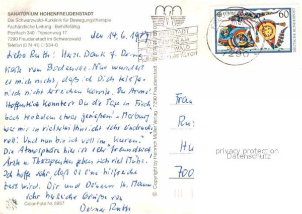 Freudenstadt Sanatorium Hohenfreudenstadt – Bild 2