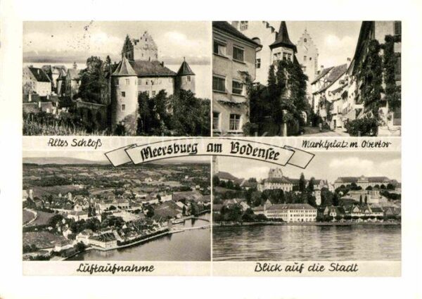Meersburg Bodensee Marktplatz Obertor Altes Schloss Fliege