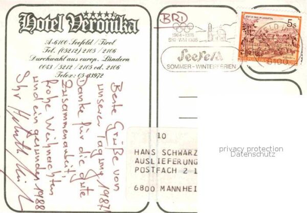 Seefeld Tirol Hotel Vernika – Bild 2