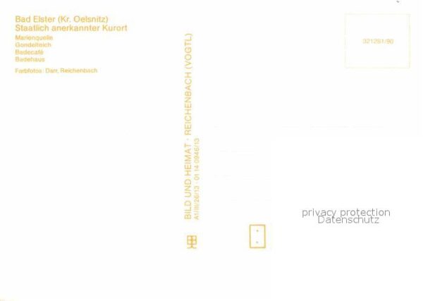 Bad Elster Marienquelle Gondelteich Badehaus – Bild 2