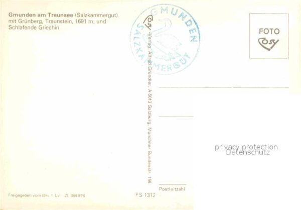 Gmunden Salzkammergut Grünberg Traunstein Schlafende Griechin – Bild 2
