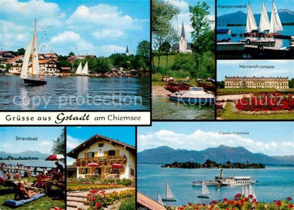 Gstadt Chiemsee Herrenchiemsee Kampenwand Frauenchiemse