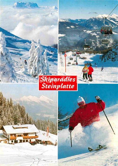 Salzburg Oesterreich Steinplatte Sesselbahn Ski