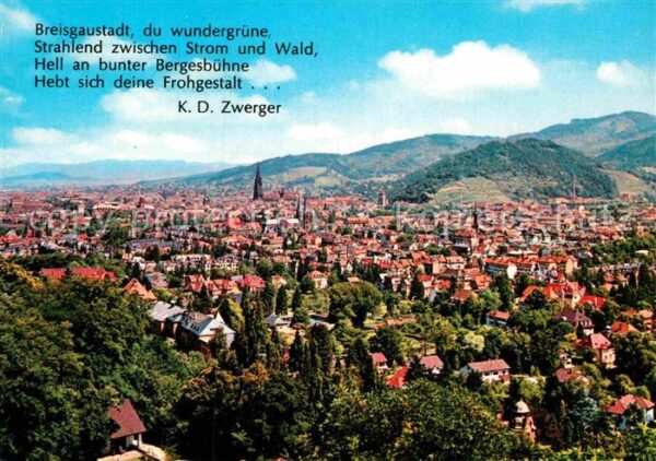Freiburg Breisgau Ortsansicht