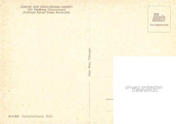 Feldberg Schwarzwald Kirche der Verklärung Christi – Bild 2