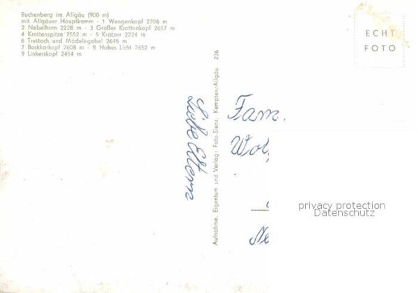 Buchenberg Allgaeu Nebelhorn Grosser Krottenkopf Kratzer L – Bild 2