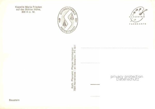 Buehl Baden Kapelle Maria Frieden – Bild 2