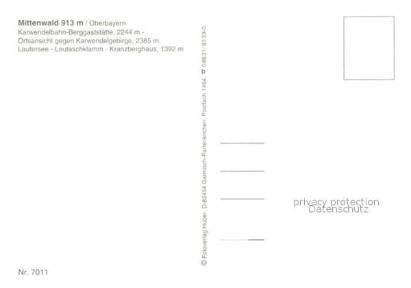 Mittenwald Bayern Karwendelbahn-Berggaststätte Lautersee – Bild 2