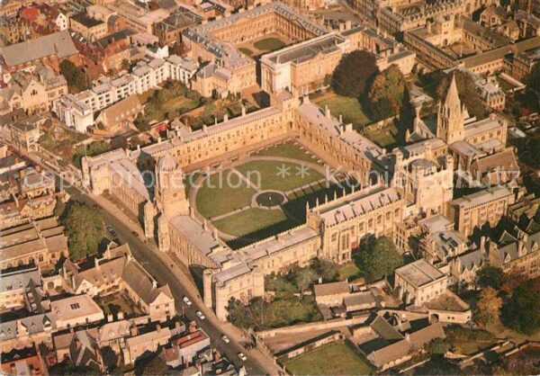 Oxford Oxfordshire Christ Church Fliegeraufnahme
