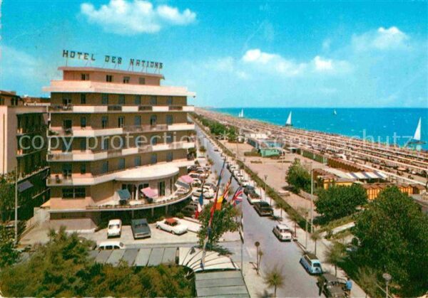 Riccione Lungomare Strand Hotel des Nations