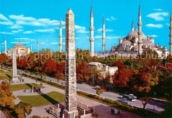 Istanbul Constantinopel Hipodrom ve Sultanahmet camii