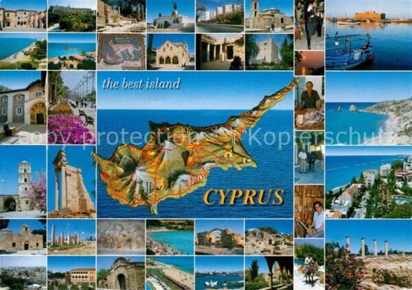Cyprus Zypern Ruinen Strand