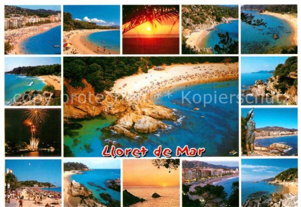Lloret de Mar Strand Bucht